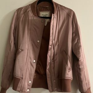 Pink bomber jacket